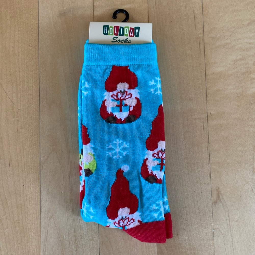 Holiday Socks-Gnome